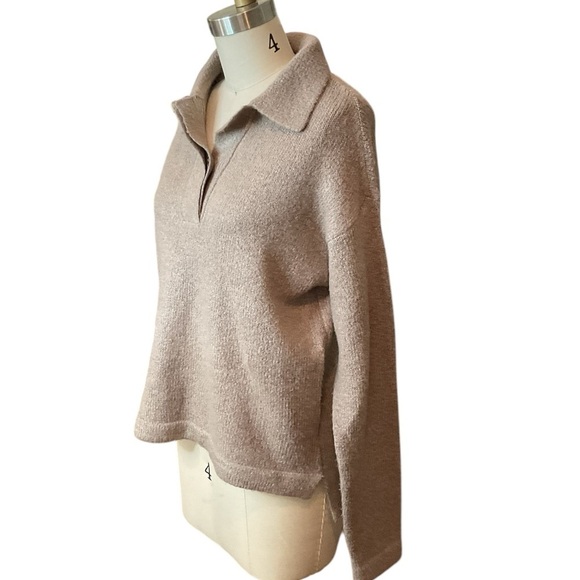 RDI Johnny Collar Soft Long Sleeve Sweater Oversized XS EUC - Picture 5 of 13